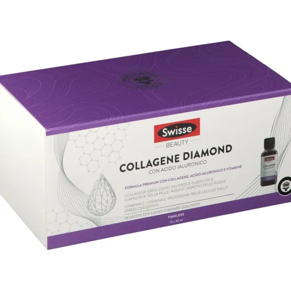 Integratore Swisse Collagene Diamond pelle, 10 fiale