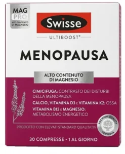 Integratore Swisse Menopausa con cimicifuga, 30 compresse