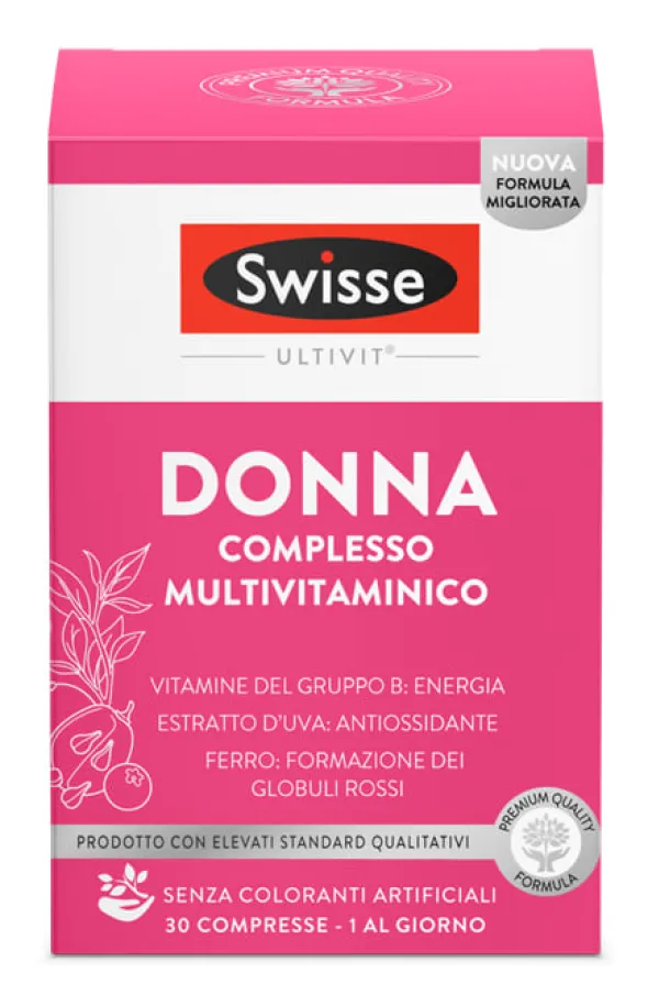 Integratore Swisse Multivitaminico Donna, 30 compresse