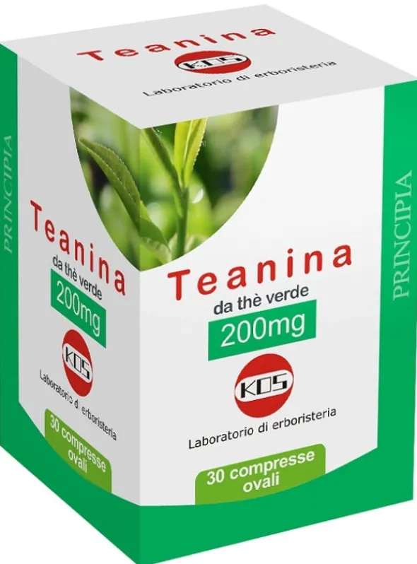 Integratore Teanina con estratto di tè verde, 30 compresse