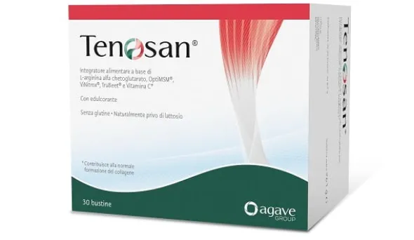Integratore Tenosan con collagene e vitamina C, 30 bustine