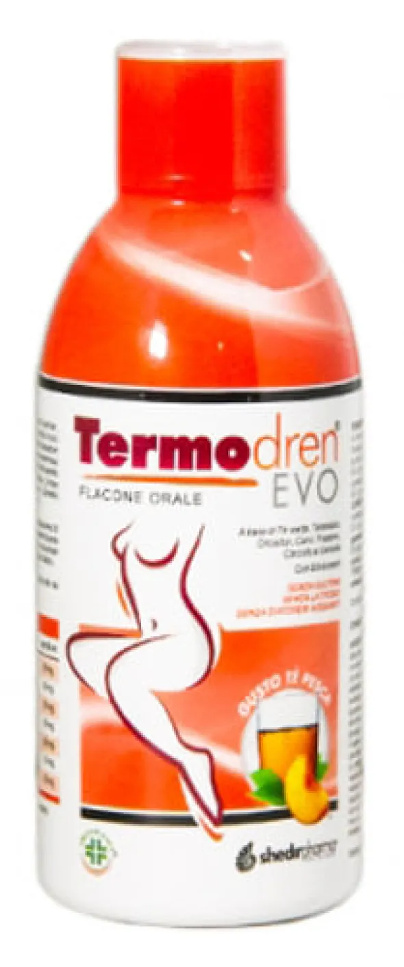 Integratore Termodren Evo drenante gusto tè pesca, 500ml