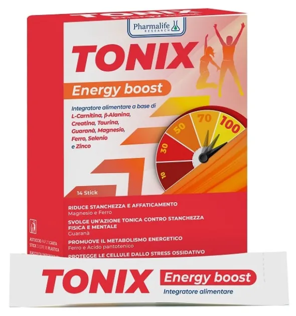 Integratore Tonix Energy Boost contro stanchezza, 14 stick