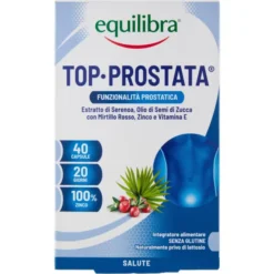 Integratore Top Prostata Equilibra per uomo, 40 capsule