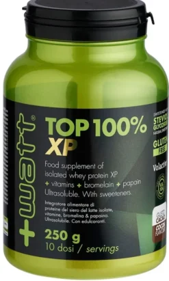 Integratore Top 100% XP Proteine Isolate gusto Cacao, 250g