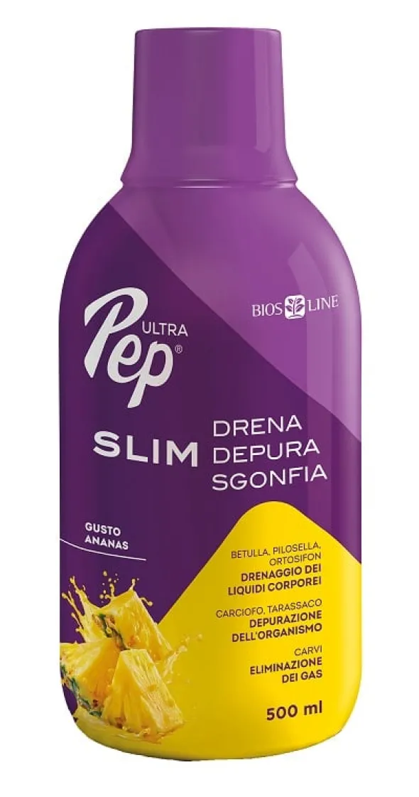 Integratore Ultra Pep Slim DDS drenante ananas, 500ml