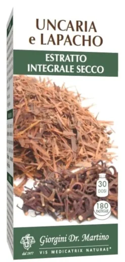 Integratore Uncaria-Lapacho estratto secco, 180 pastiglie