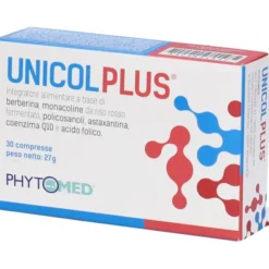 Integratore Unicol Plus per il colesterolo, 30 compresse