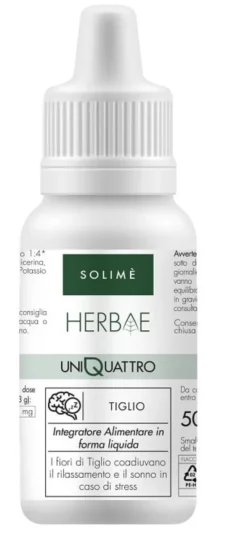Integratore Uniquattro Tiglio Herbae gocce, 50ml