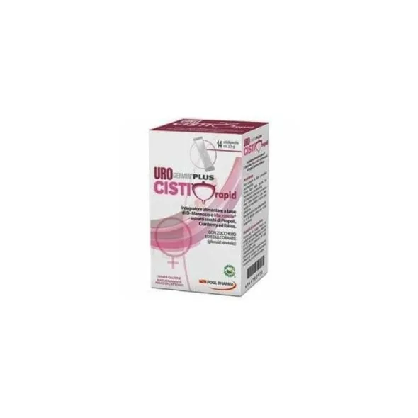 Integratore Urogermin Plus Cisti Rapid vie urinarie, 14 bustine