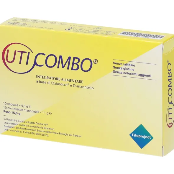 Integratore Uticombo 10 capsule + 10 compresse masticabili