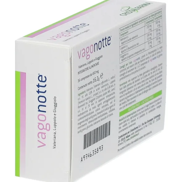 Integratore Vagonotte per il sonno, 36 compresse