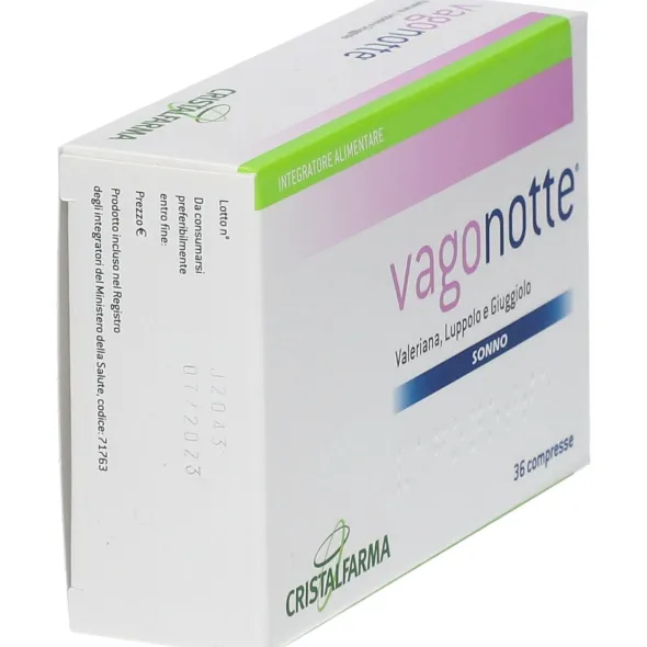 Integratore Vagonotte per il sonno, 36 compresse