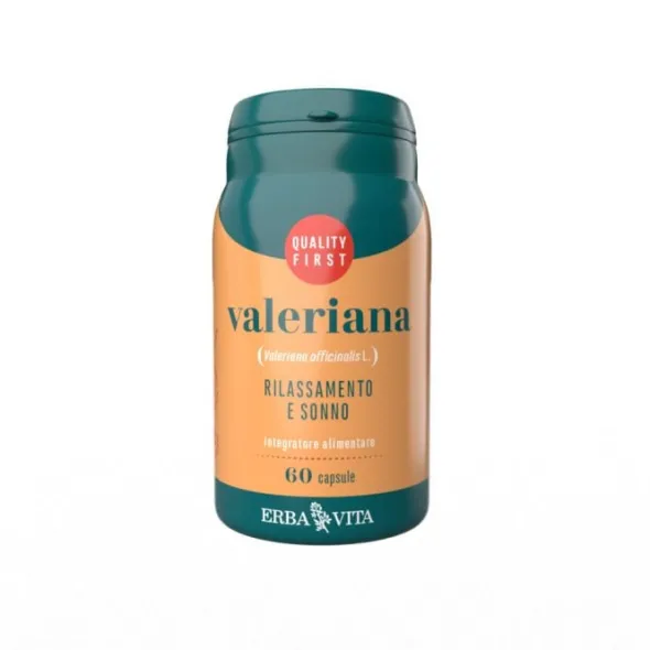 Integratore Valeriana per rilassamento e sonno, 60 capsule