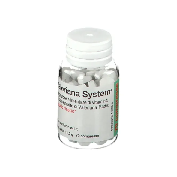 Integratore Valeriana System per il sonno, 70 compresse