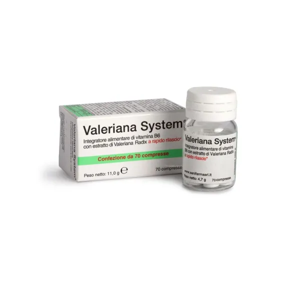 Integratore Valeriana System per il sonno, 70 compresse
