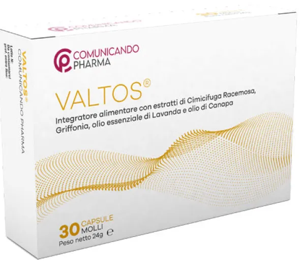 Integratore Valtos per menopausa e umore, 30 capsule molli