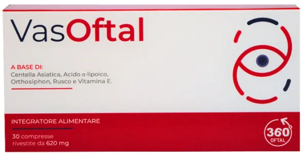 Integratore VasOftal con centella asiatica, 30 compresse
