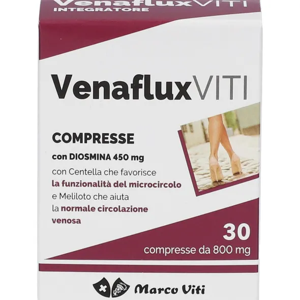Integratore Venaflux Viti per il microcircolo, 30 compresse