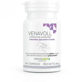 Integratore Venavoll con bromelina e centella, 60 compresse