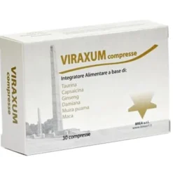Integratore Viraxum per vitalità e tono fisico, 30 compresse