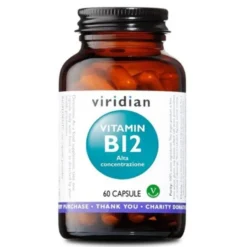 Integratore Viridian Vitamina B12 High Potency, 60 capsule