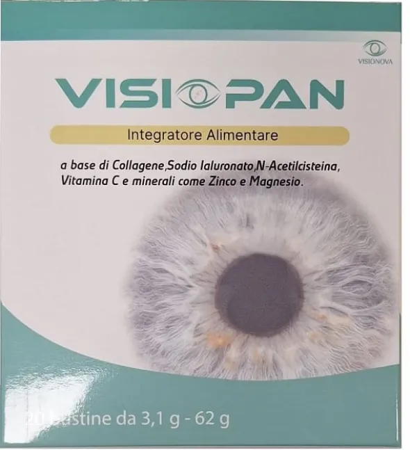 Integratore Visiopan per la funzione visiva, 20 bustine