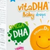 Integratore VitaDHA Baby Drops con DHA e vitamina D3, 30ml