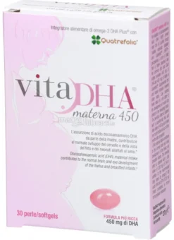 Integratore VitaDHA Materna 450 in gravidanza, 30 capsule