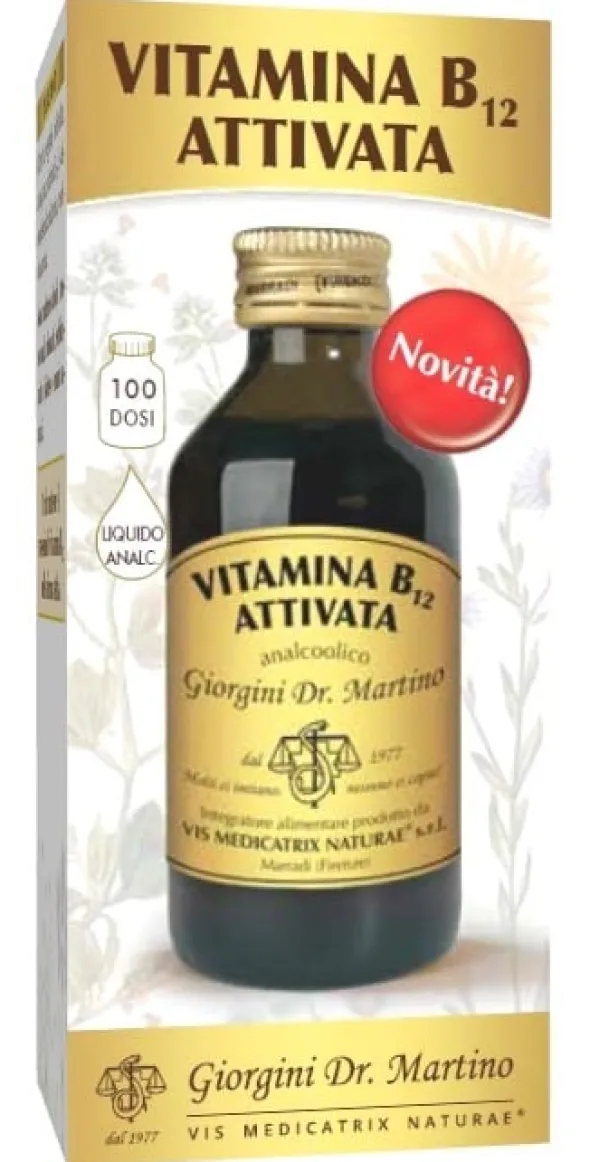 Integratore Vitamina B12 Attivata liquida, 100ml