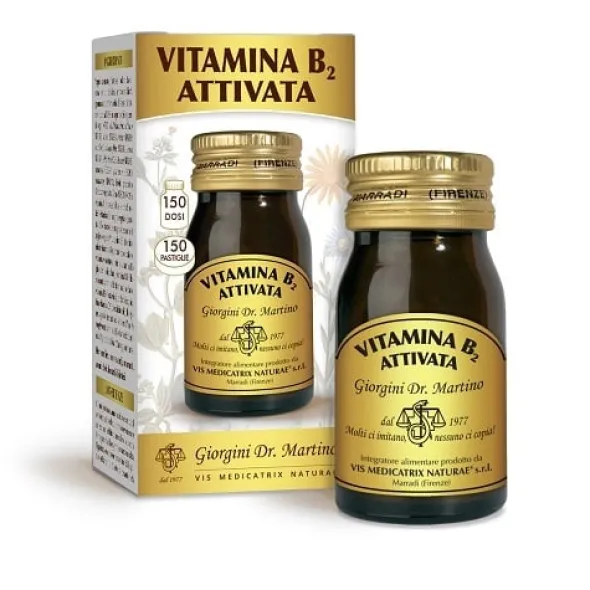 Integratore Vitamina B2 Attivata, 150 pastiglie