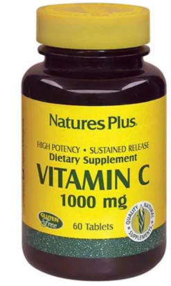 Integratore Vitamina C 1000mg con Rosa Canina, 60 tavolette