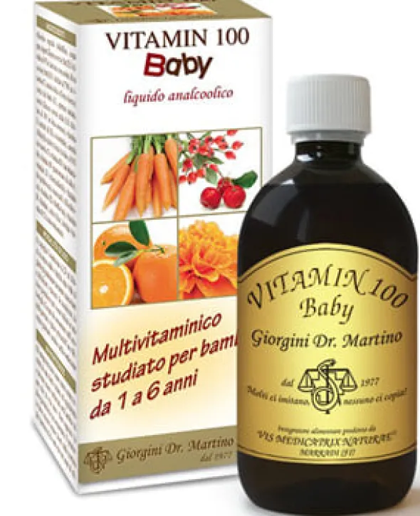 Integratore Vitamin 100 Baby multivitaminico, 500ml