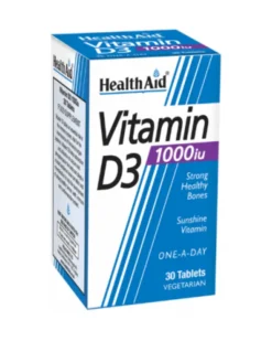 Integratore Vitamin D3 1000UI ossa e immunità, 30 tavolette