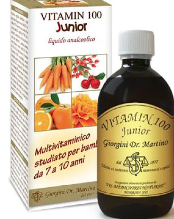 Integratore Vitamin 100 Junior multivitaminico, 500ml