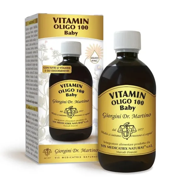 Integratore Vitamin Oligo 100 Baby multivitaminico, 500ml