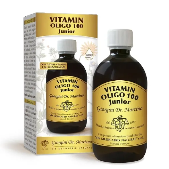 Integratore Vitamin Oligo 100 Junior multivitaminico, 500ml