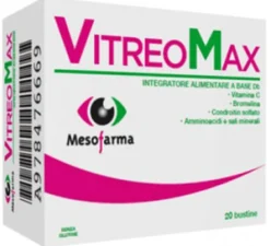 Integratore Vitreomax con vitamina C e bromelina, 20 bustine