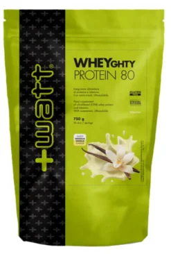 Integratore +watt Wheighty Protein 80 gusto vaniglia, doypack