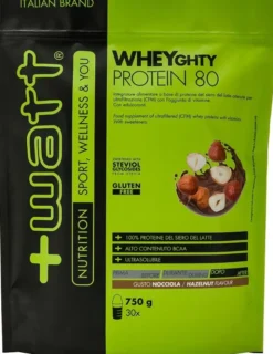 Integratore Wheyghty Protein 80 Nocciola +watt, doypack
