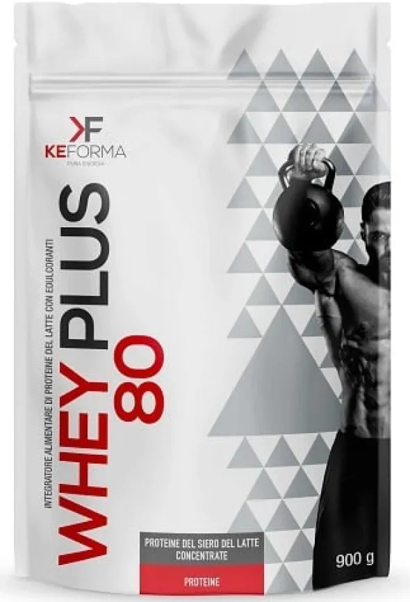 Integratore Whey Plus 80 proteine White Chocolate, 900g