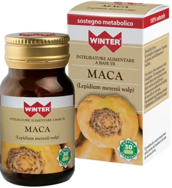 Integratore Winter Maca tonico-adattogeno, 30 capsule
