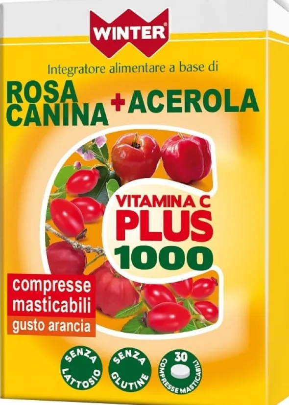 Integratore Winter Vit C Plus 1000 con Acerola, 30 compresse