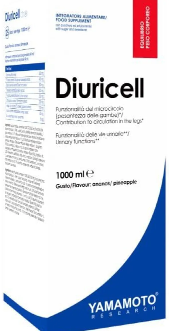 Integratore Yamamoto Diuricell drenante, 1000ml