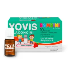 Integratore Yovis Bambini fragola, fermenti lattici 100ml