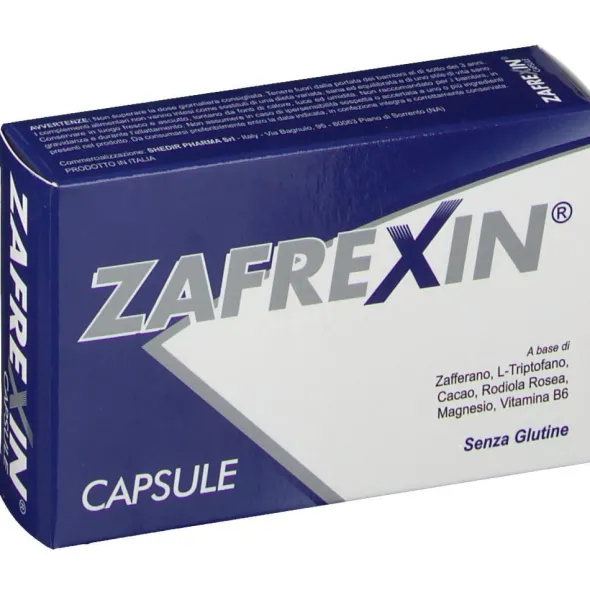 Integratore Zafrexin per il tono dell'umore, 30 capsule