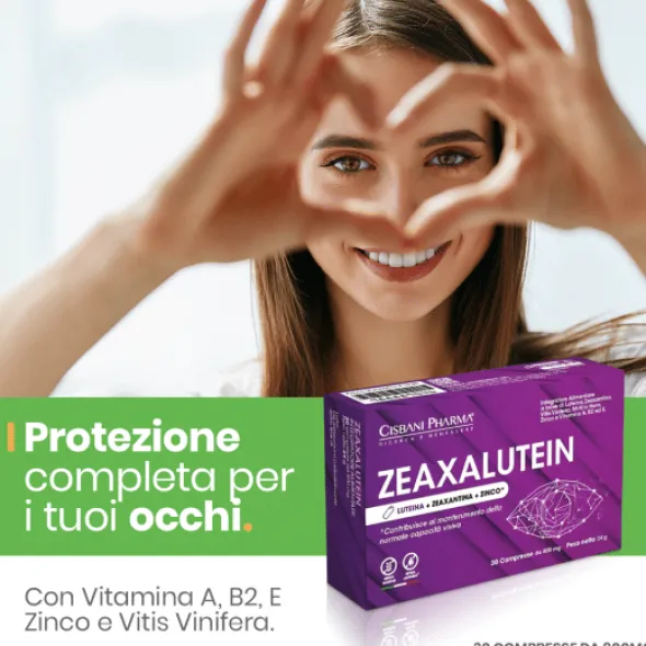 Integratore Zeaxalutein per la vista, 30 compresse