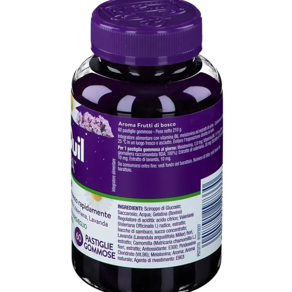 Integratore ZzzQuil Natura Sonno con Melatonina, 60 pastiglie