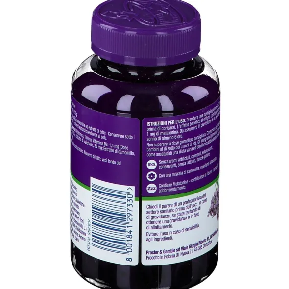 Integratore ZzzQuil Natura Sonno con Melatonina, 60 pastiglie