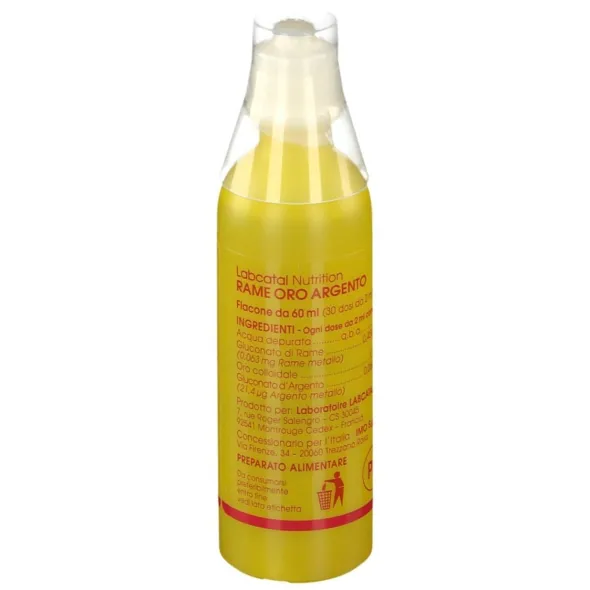 LABCATAL NUTRITION RAME ARGENTO ORO GOCCE 60 ML